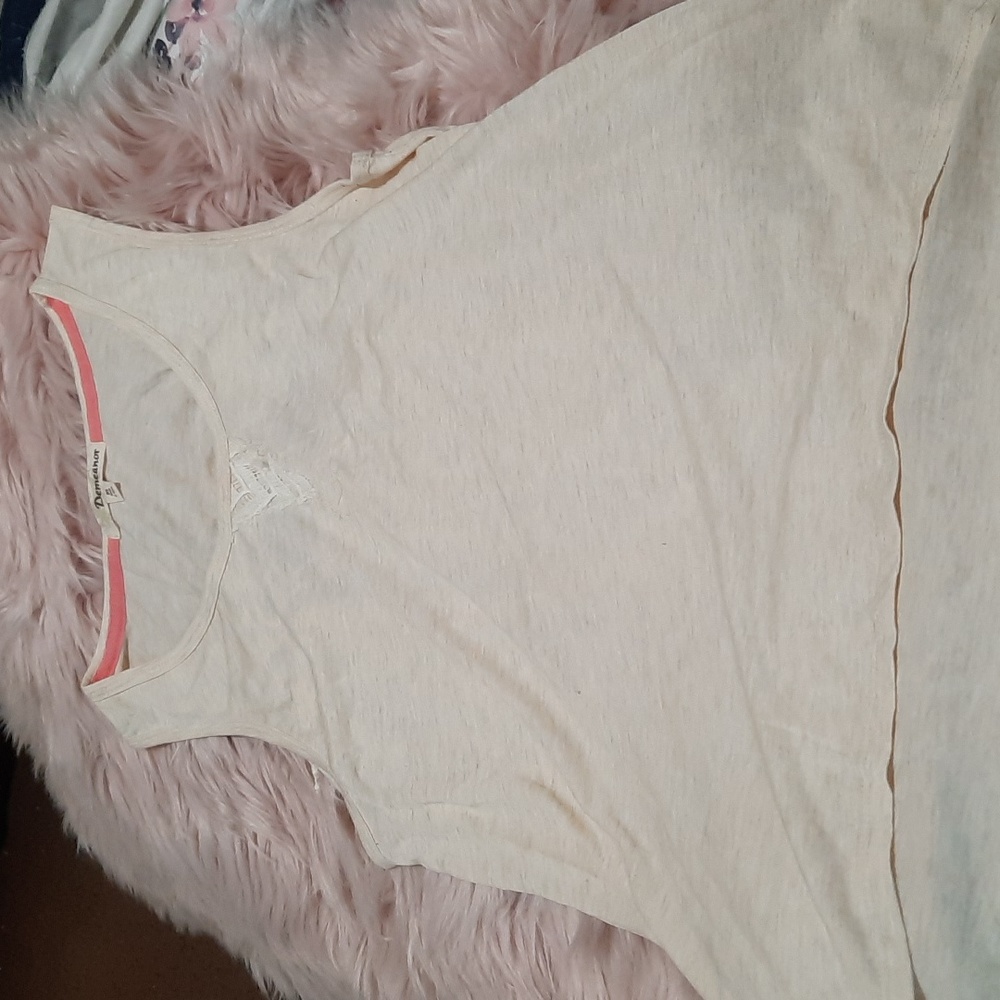 Demeanor cream color tank size medium